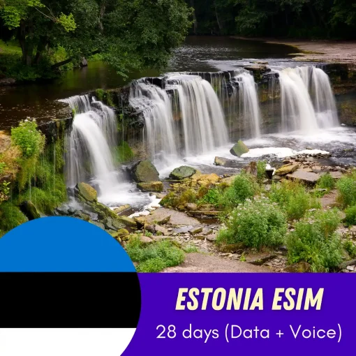 Estonia eSIM 28 days data and calls